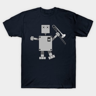 Trombone Robot T-Shirt